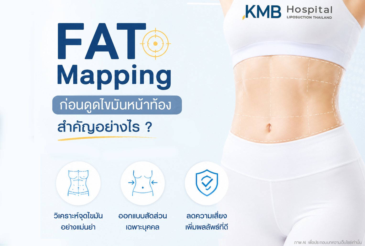 FAT Mapping ก่อนดูดไขมันหน้าท้อง
